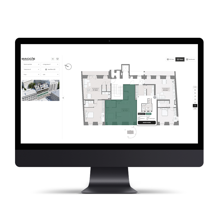 interactive apartment selector