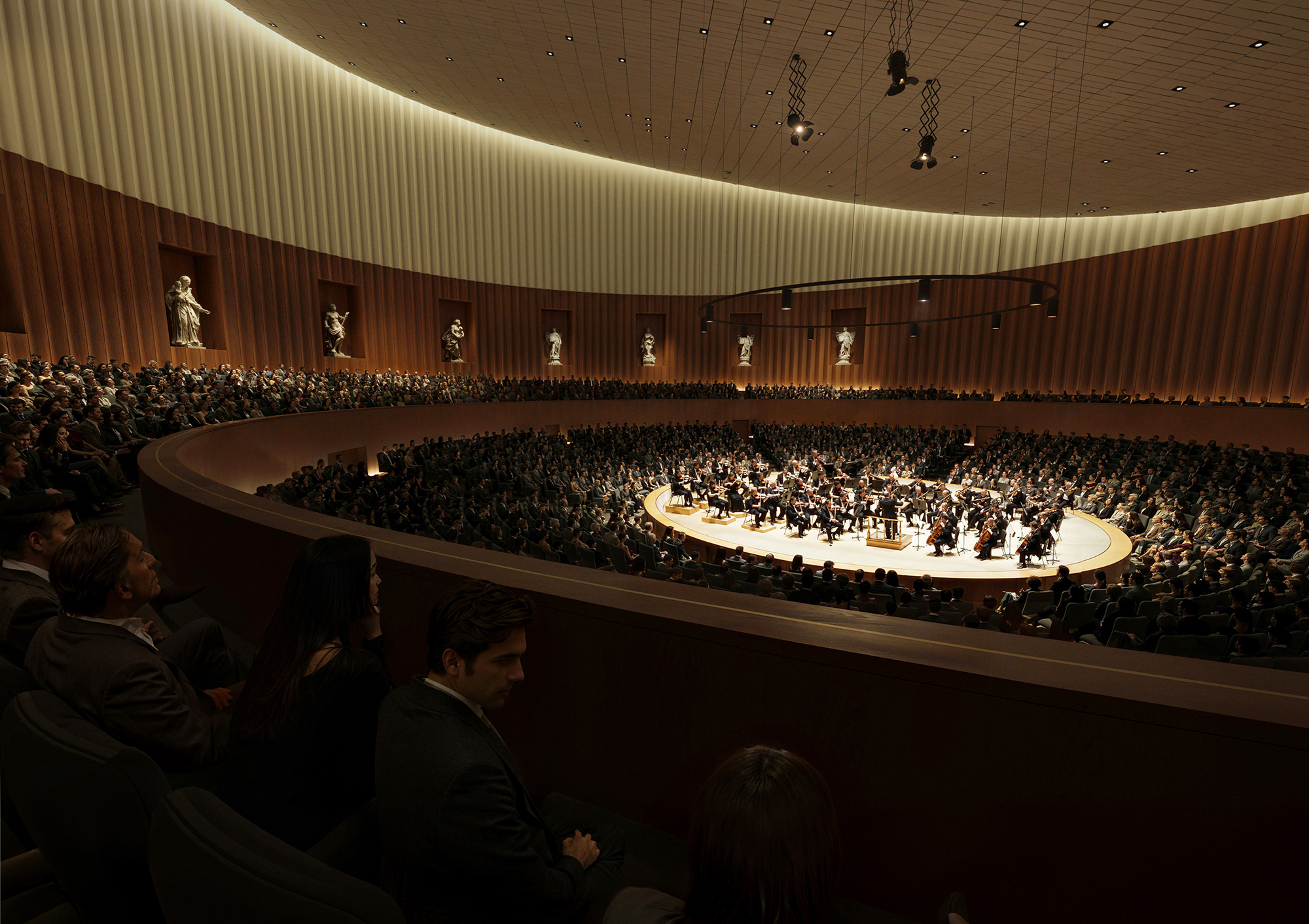 3D Commercial Building Rendering For Entertainment Venues