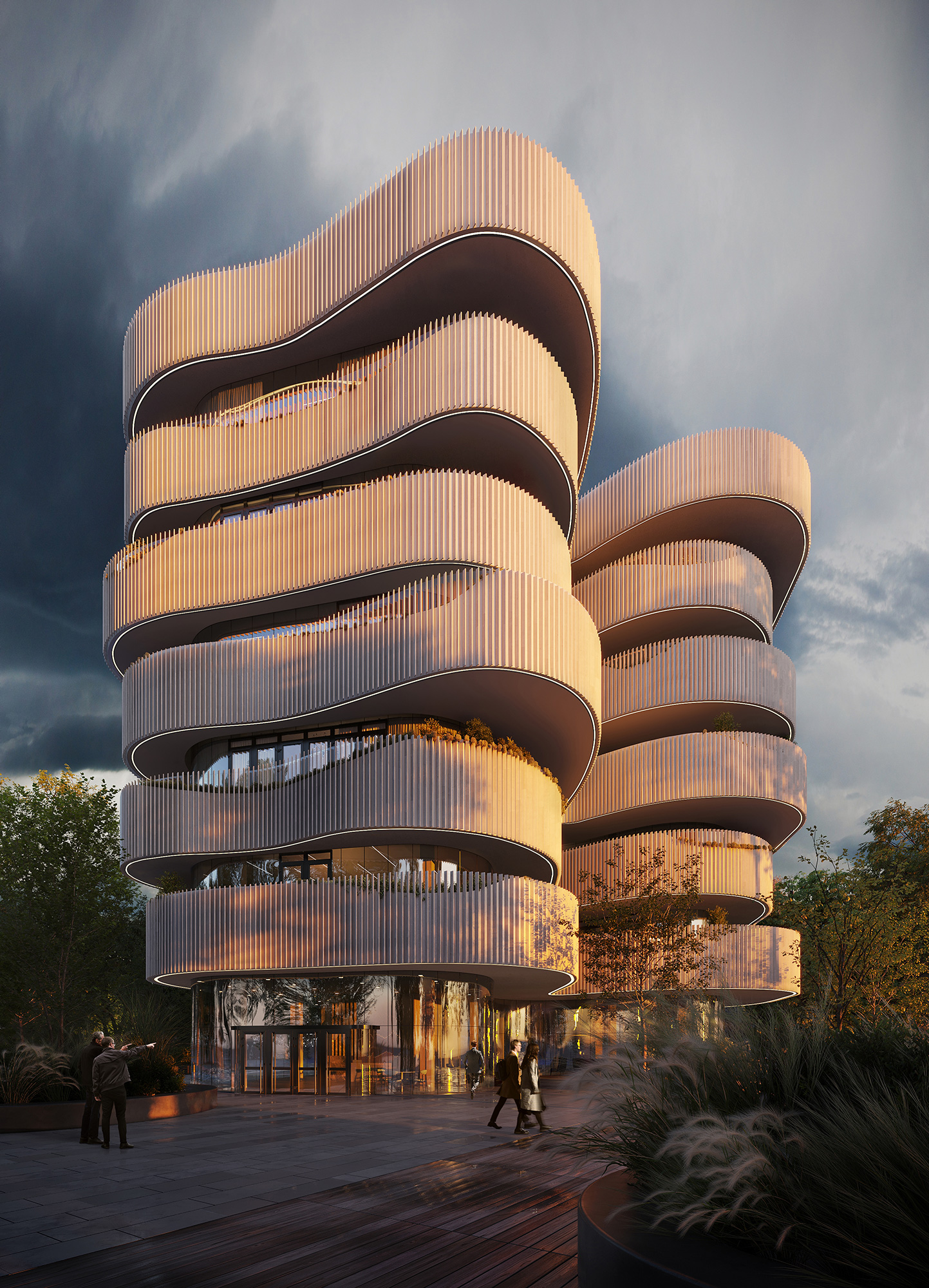 Commercial Real Estate Renders For Office Buildings