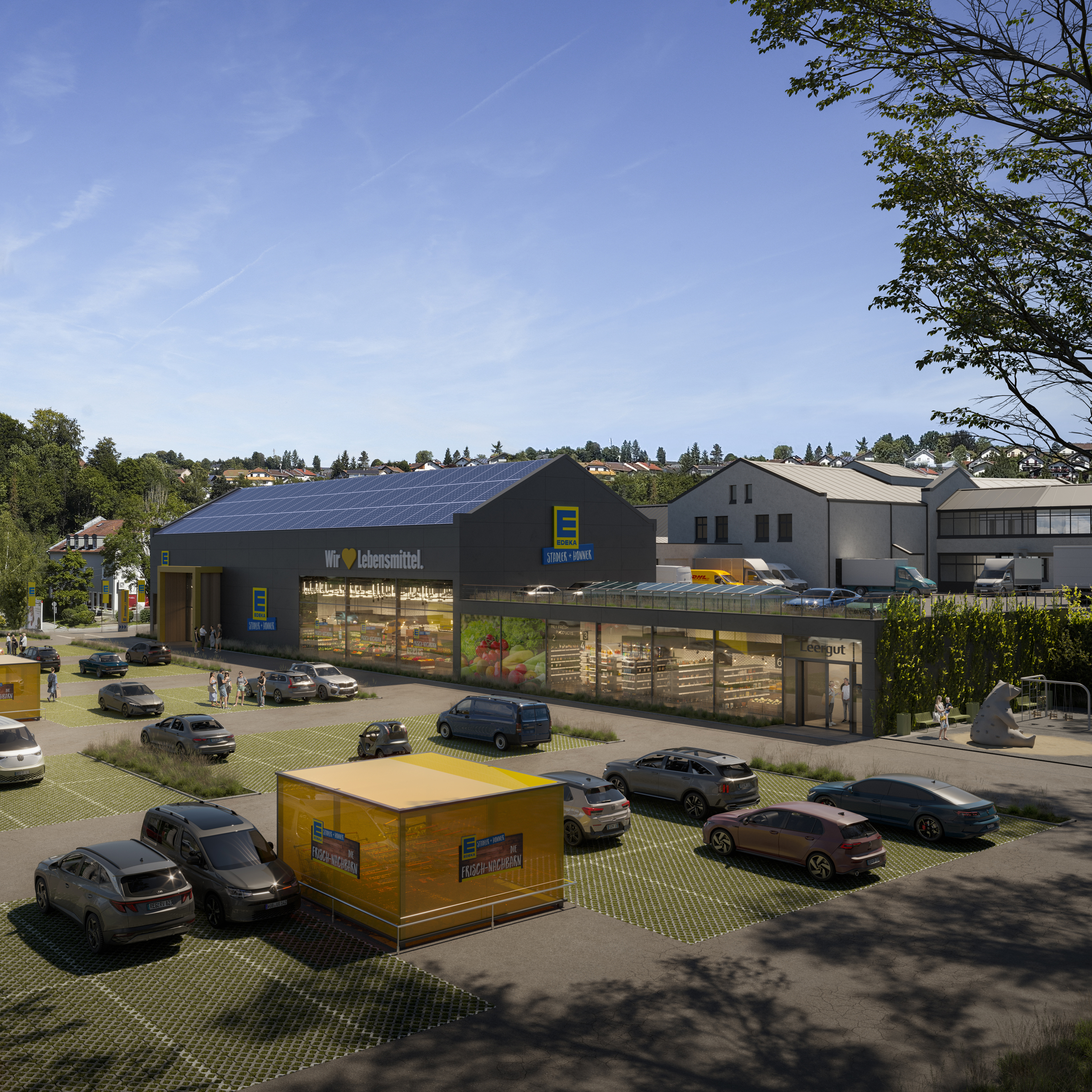 3D Commercial Property Rendering For Retail Spaces
